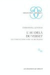 L’au-delà du verset. Lectures et discours talmudiques (1982)